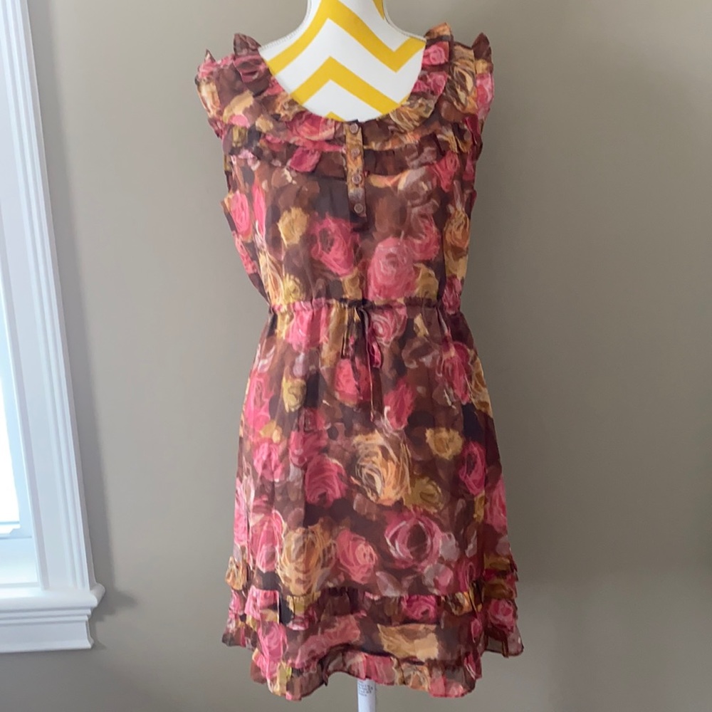 JCrew Silk Floral Dress